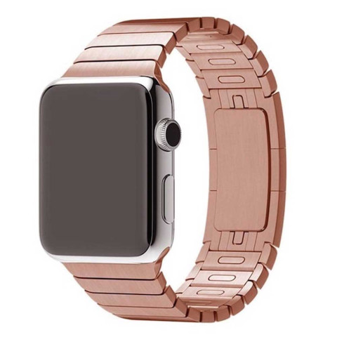Ремешок на Apple watch 38/40/41mm Link Bracelet Rose gold